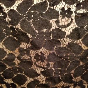Black lace top